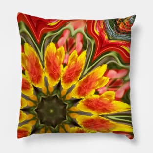 Tropical Flower Design Pillow