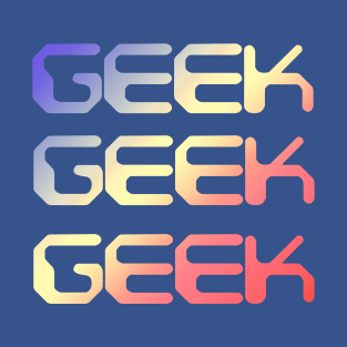 Retro Colorful Geek T-Shirt