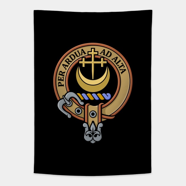 Clan Hannay Crest Tapestry by sifis