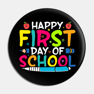 Happy 1st Day of School Pin