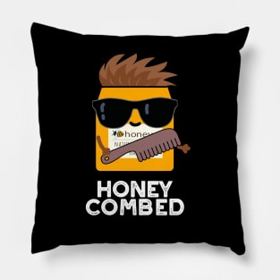 Honey Combed Cute Honey Pun Pillow