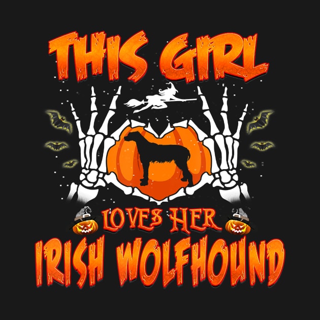 This Girl Loves Her Irish Wolfhound Dog Halloween Costume by AlexWu