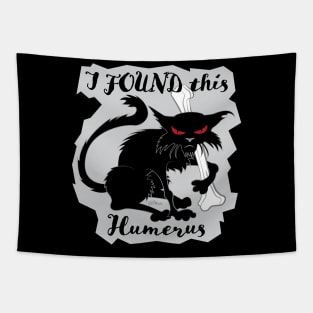 Humerus-Nasty Cat Tapestry