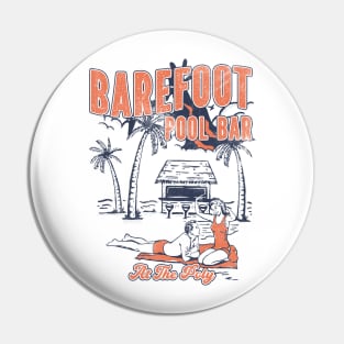 Barefoot Pool Bar at the Poly In Orlando Florida Distressed Look Pin