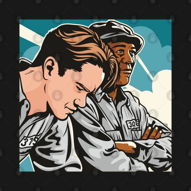 The Shawshank Redemption by Jamie Lee Art