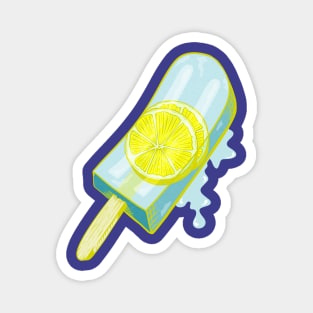 Sour lemon Ice block Magnet