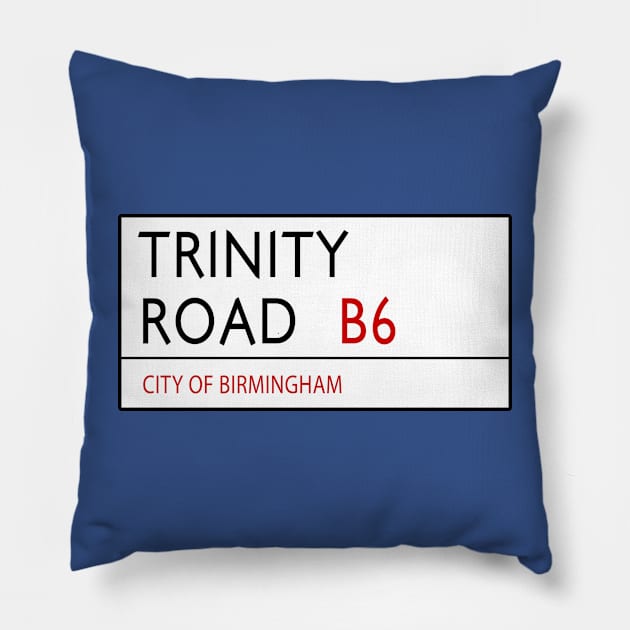 Trinity Road Birmingham Pillow by Confusion101