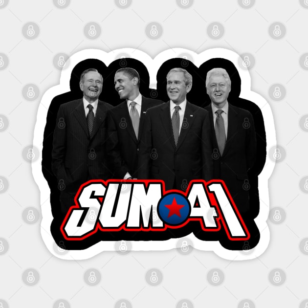 Vintage Sum 41 Parody Magnet by Old Gold