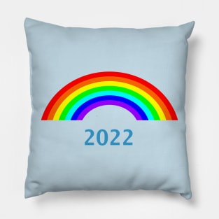 Rainbow Blue 2022 Pillow