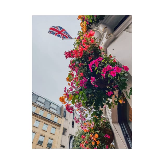 Flowerboxes and the Union Jack by offdutyplaces