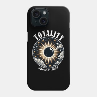 Total Solar Eclipse 2024 Phone Case