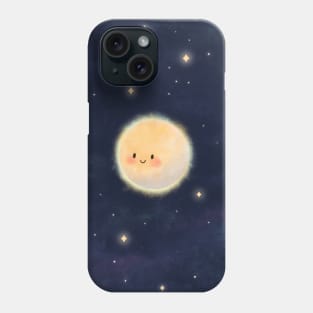 The Cutest Moon Kawaii Night Sky Phone Case