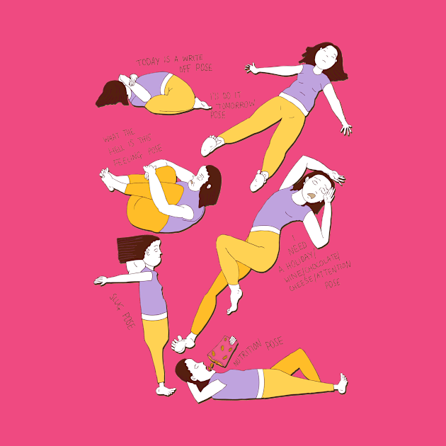 My Favorite Yoga Poses by minniemorrisart