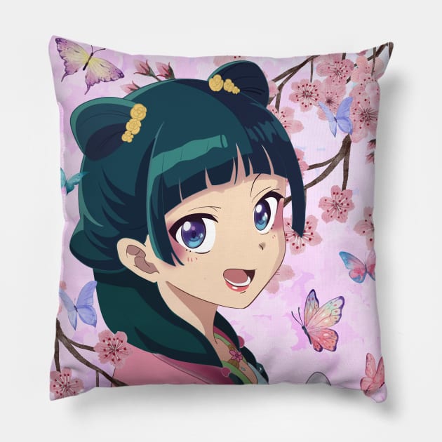 The Apothecary Diaries - Maomao Girly Pillow by LaartStudio