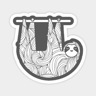 SLOTH clear Magnet