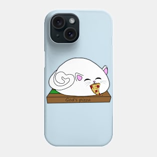 kitten loves pizza Phone Case