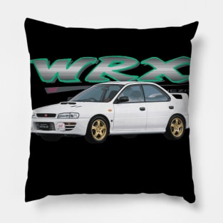 JDM Impreza WRX STI GC8 Version 3 III type r aspen white colin mcrae Pillow