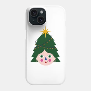 Christmas tree lighting decoration Phone Case