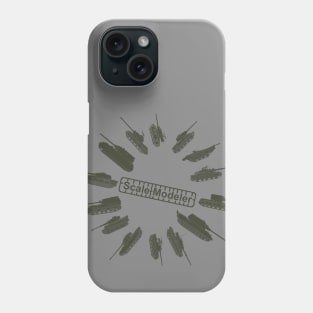 Scale Modeler. A circle of tanks Phone Case