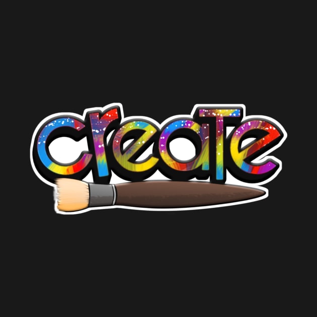 CREATE art word design by Donperion