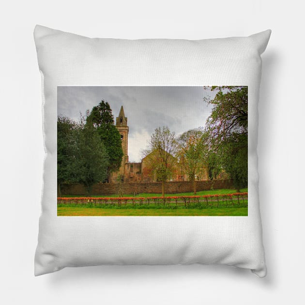 Carriden Old Church II Pillow by tomg