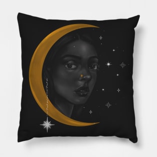 Lady of the moon Pillow
