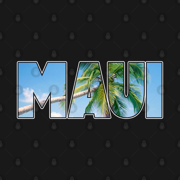 Maui holiday beach palm tree design. Perfect present for mother dad friend him or her by SerenityByAlex