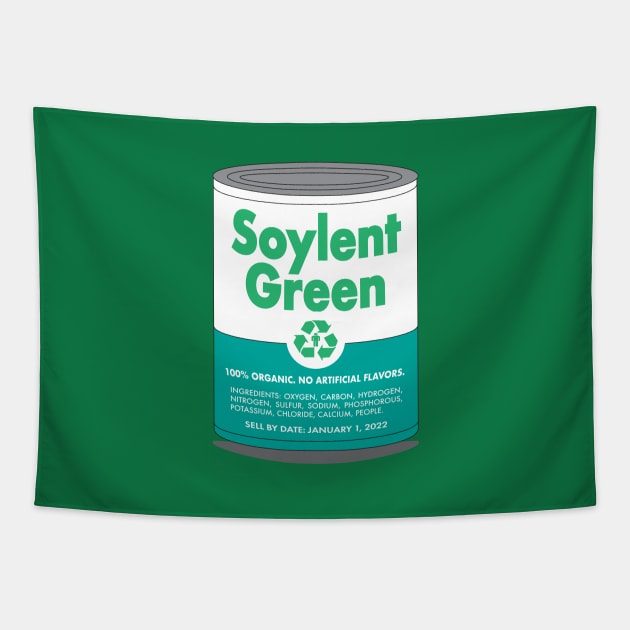 Soylent Green Is People Tapestry by Mike Ralph Creative