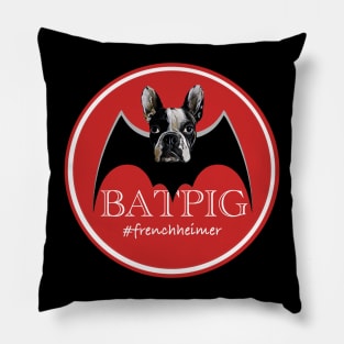 A Frenchie, half Pig, half Bat: BatPig Pillow