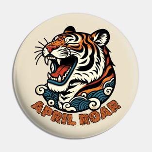 April fool tiger Pin