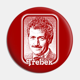 Alex Trebek / Retro Vintage Aesthetic Fan Design Pin