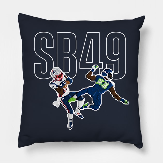 SB 49 - Intercepted at the Goal Line! Pillow by rokrjon