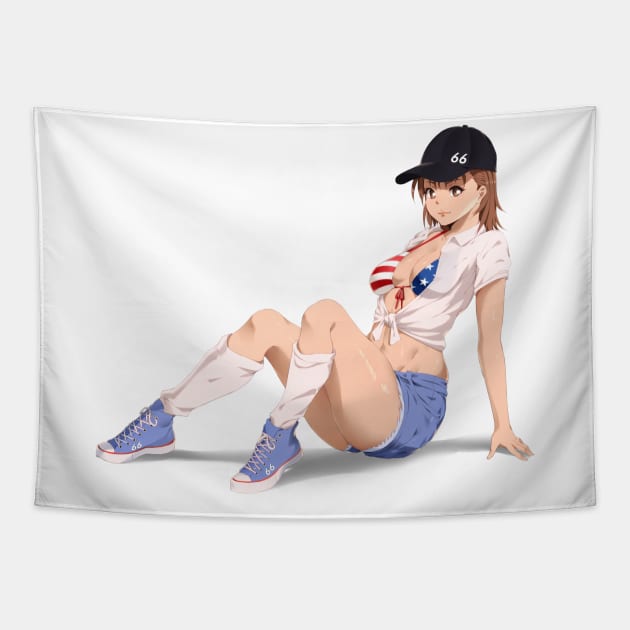 Misaka Mikoto  // Toaru series Tapestry by StayAlivePlz