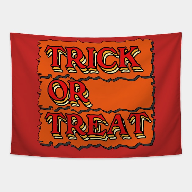 happy halloween saying vintage Tapestry by fokaction