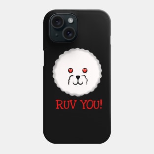 Love You! Bichon Frise Phone Case