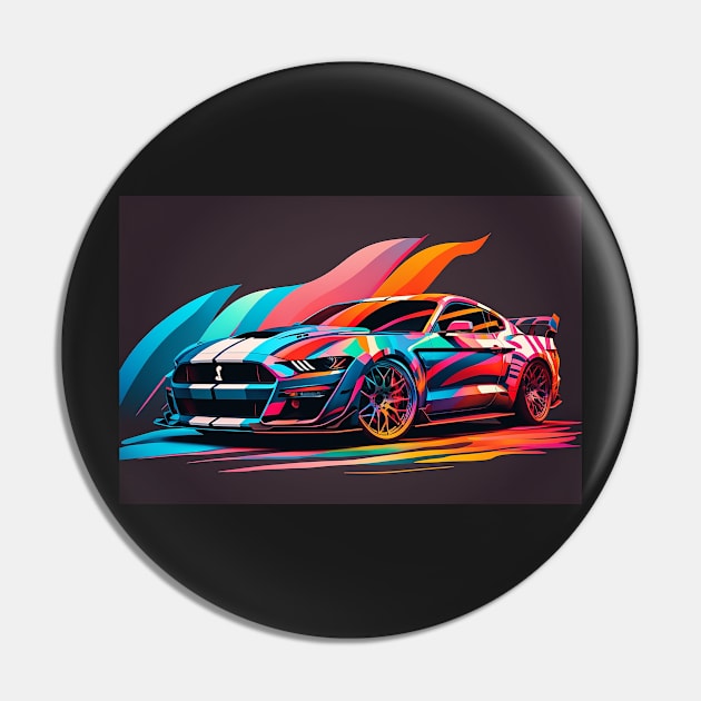 Exotic Car - Cobra - 1 Pin by PixelPusherArt