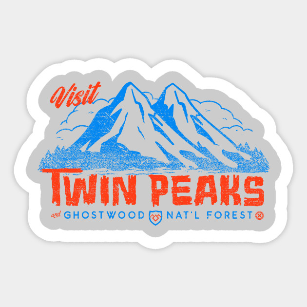 Visit Twin Peaks Twin Peaks Sticker Teepublic Au