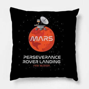 Perseverance Mars Rover Landing 2021 Pillow