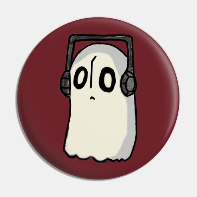 Napstablook Pin by Telemiu