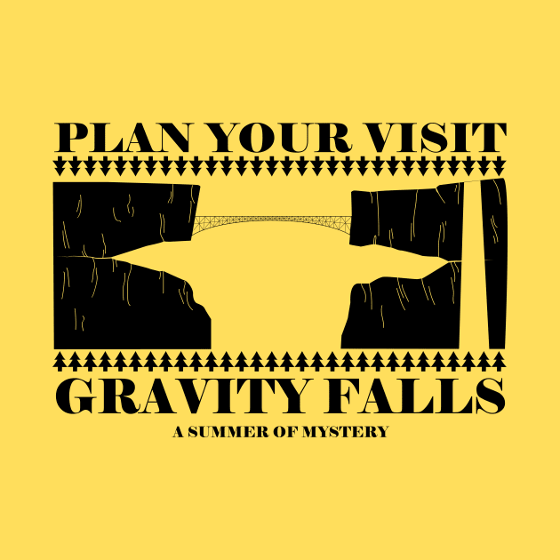 Gravity Falls Plan Your Visit by altrees