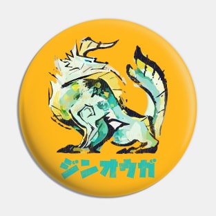 Monster Hunter Rise Zinogre Kanji Icon Pin