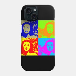 Hedy Lamarr Hollywood Pop Art Diptych Phone Case