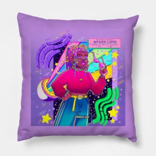 Galaxy Space Girl Pillow