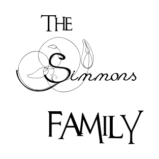 The Simmons Family ,Simmons Surname T-Shirt