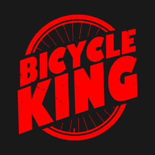 Bicycle King Cycling Gift For Male Cyclist T-Shirt