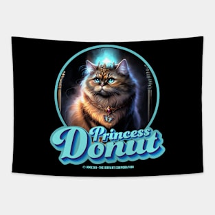 Princess Donut (Black Print) Tapestry