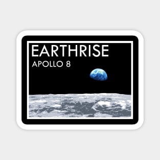 Earthrise Apollo 8 Vintage Ad Magnet