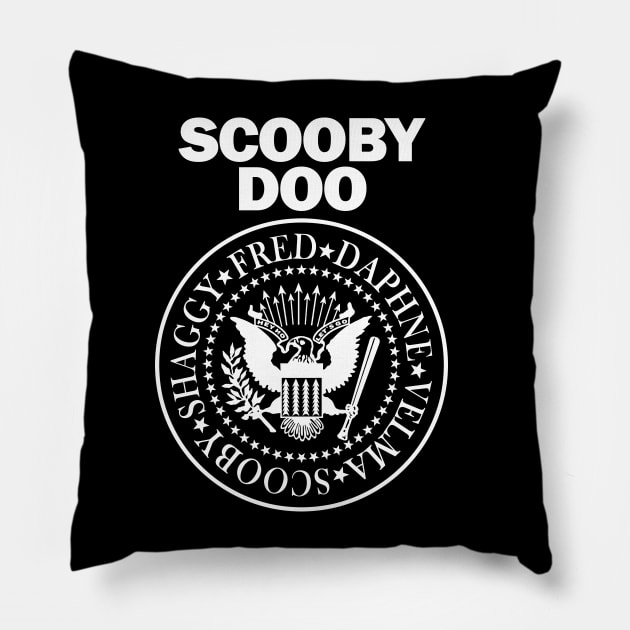 Rock N Roll x Scooby Doo Pillow by muckychris