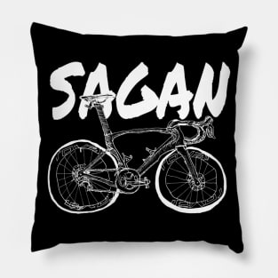 S-Works Sagan White Bicycle Drawing Pillow