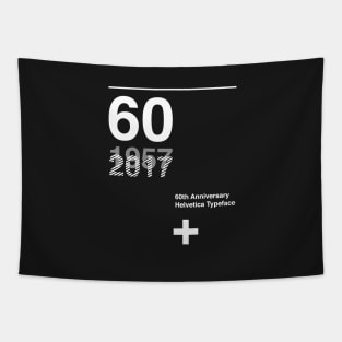 60th Anniversary  Helvetica Typeface Tapestry